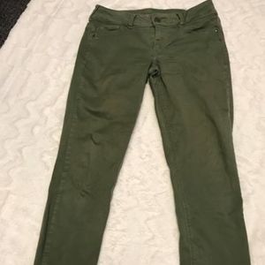 Olive Green Jeans